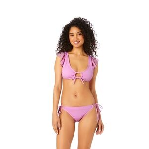 🩷Celebrity Pink Lavender Lace Swim Top Only